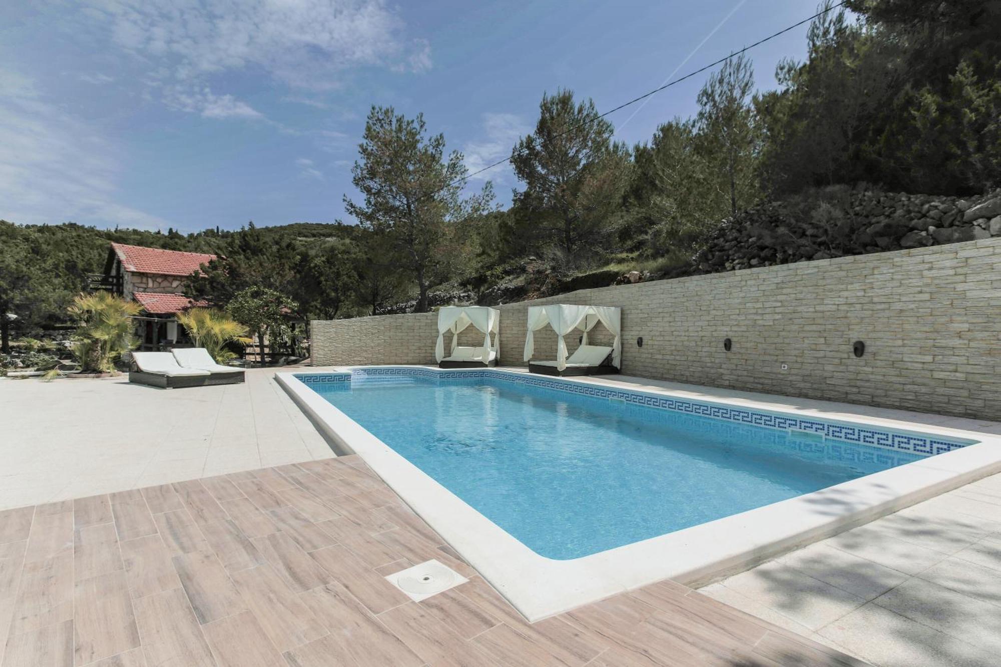 Villa Mendes Zastražišće Kültér fotó